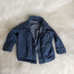 Infant Jean Longsleeve Flannel Top